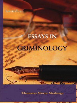 cover image of Essays in Criminology